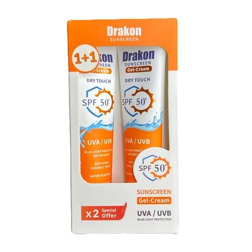 واقي الشمس Drakon Sunscreen Gel Cream SPF 50+