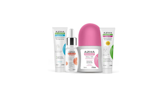 مجموعة أزها لتفتيح البشرة بفيتامين C – Azha Whitening & Brightening Set