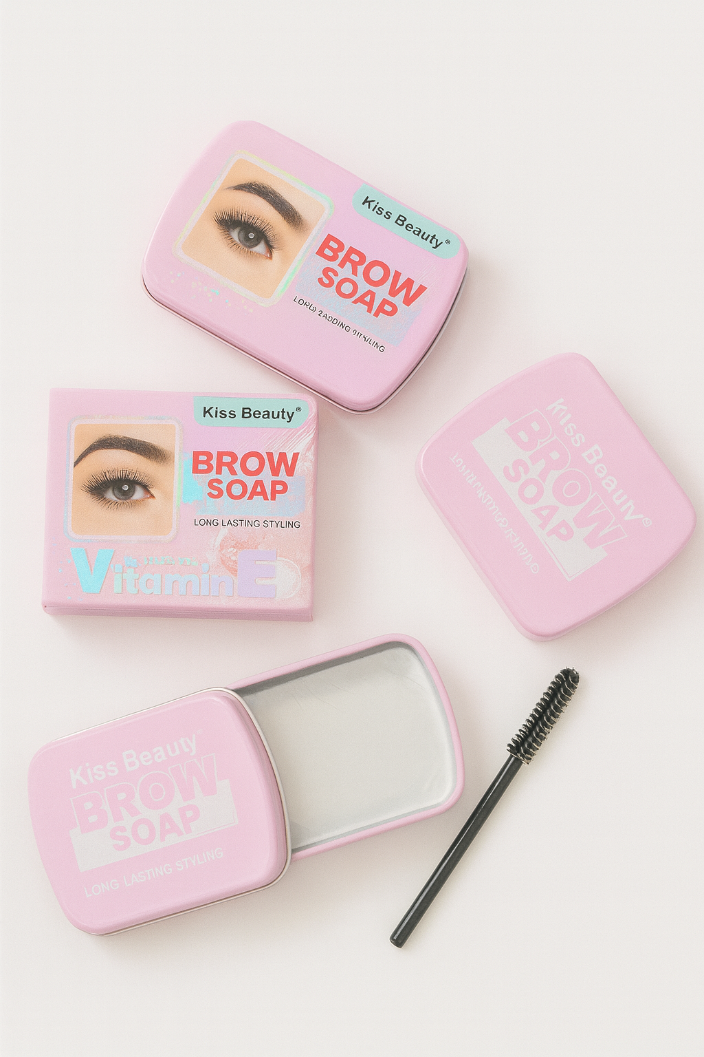 صابونة حواجب Kiss Beauty بفيتامين E