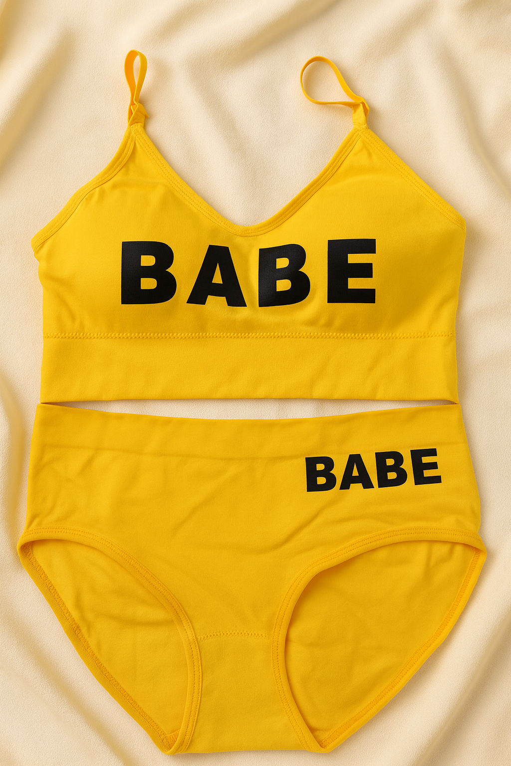 طقم BABE قطن – أندروير + برا سبورت (3 ألوان)