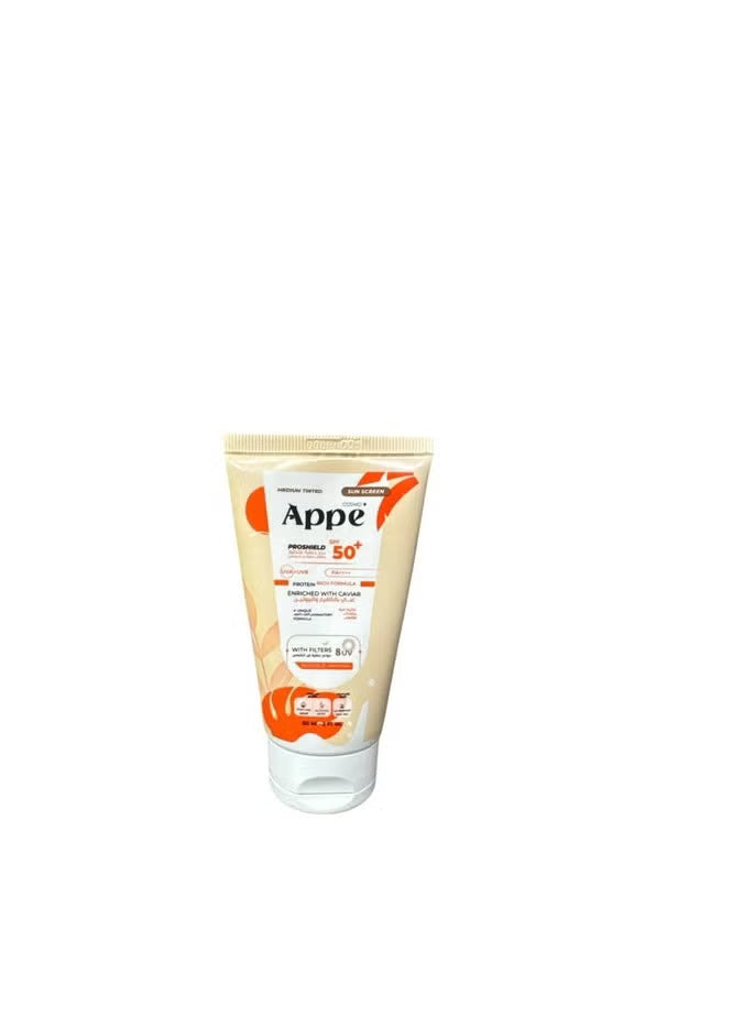 واقي الشمس الملون أبّي +SPF 50 – Appe Medium Tinted Sunscreen SPF 50+ (60ml)