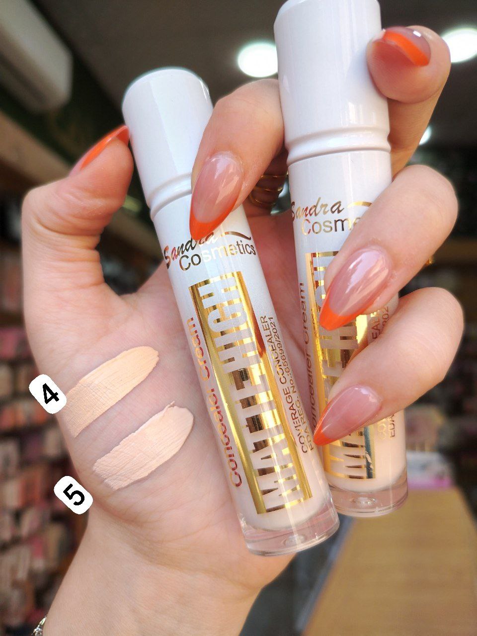 كونسيلر كريمي عالي التغطية – Sandra Cosmetics