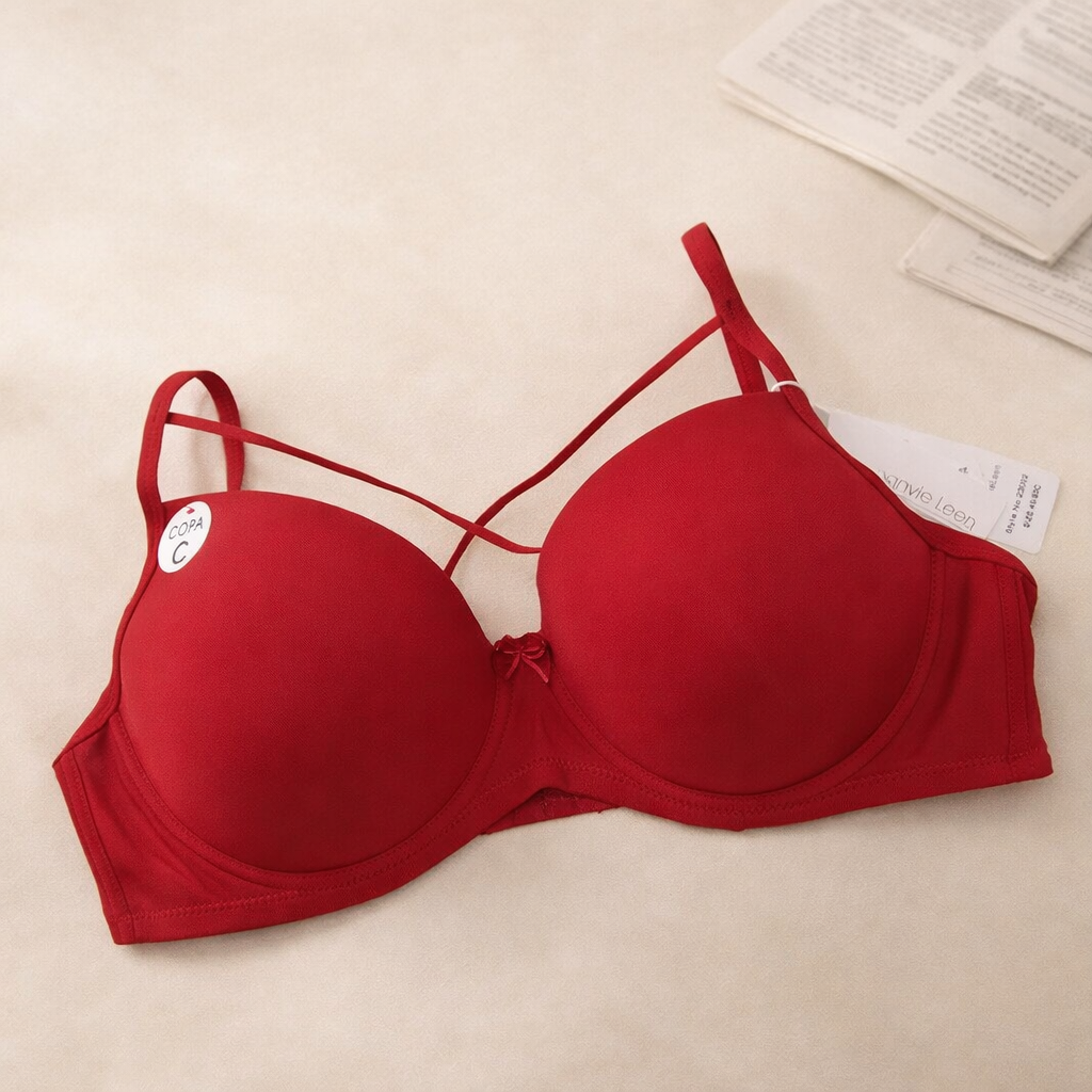 برا Chanvie Leen كب C سادة مبطن خفيف – دعم وراحة