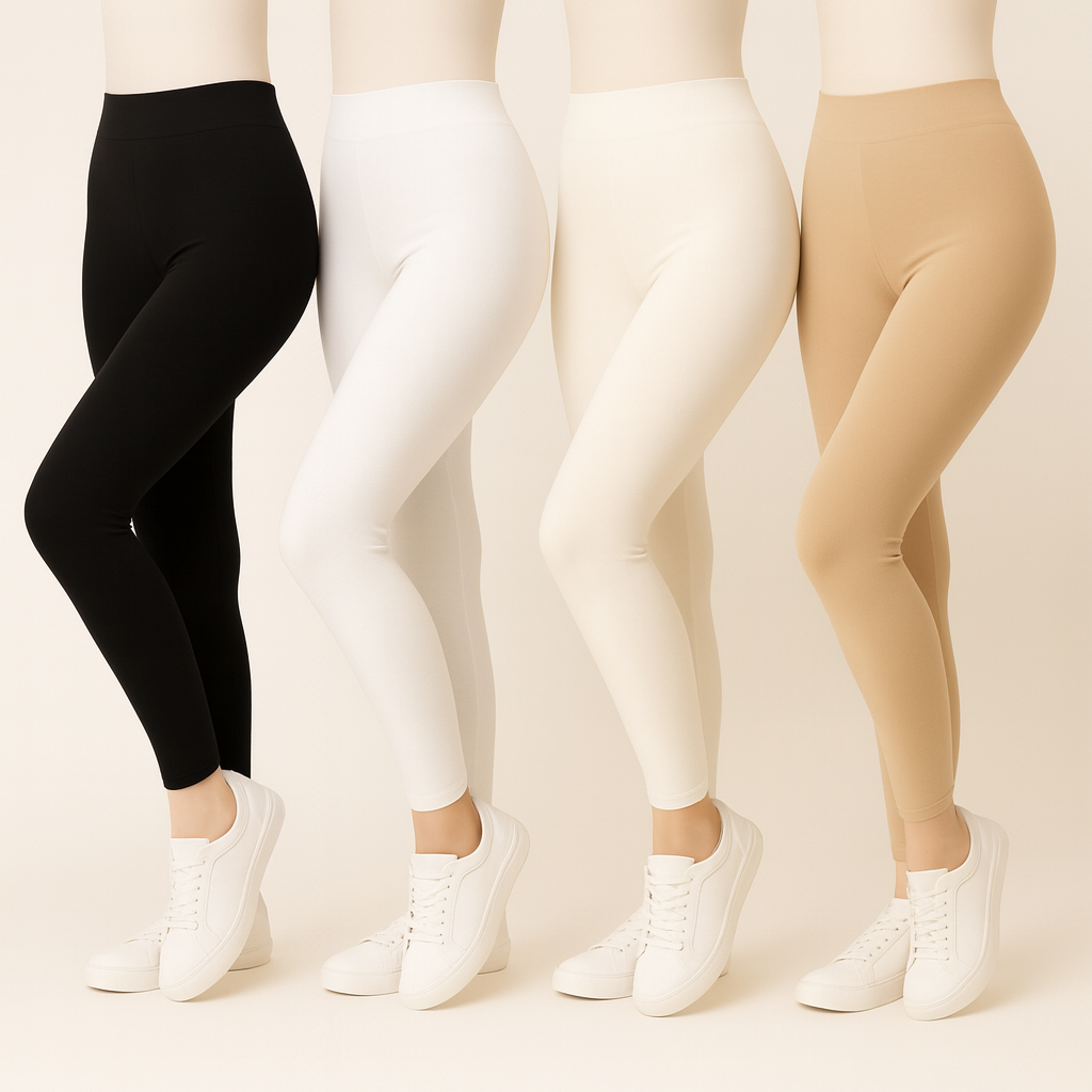 ليجن قطن حريمي عالي الجودة – Cotton Women’s Leggings (متوفر 3 مقاسات و3 ألوان)