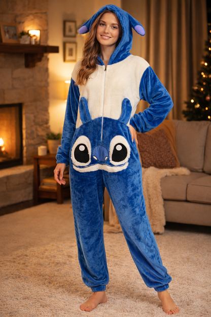سالوبيت بيجامة كاركتر Stitch فرو سوفت