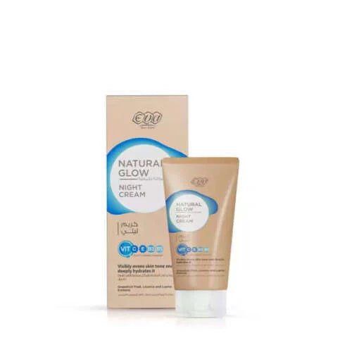 كريم إيفا ناتشورال جلو الليلي | Eva Natural Glow Night Cream | لتفتيح وترطيب البشرة أثناء النوم