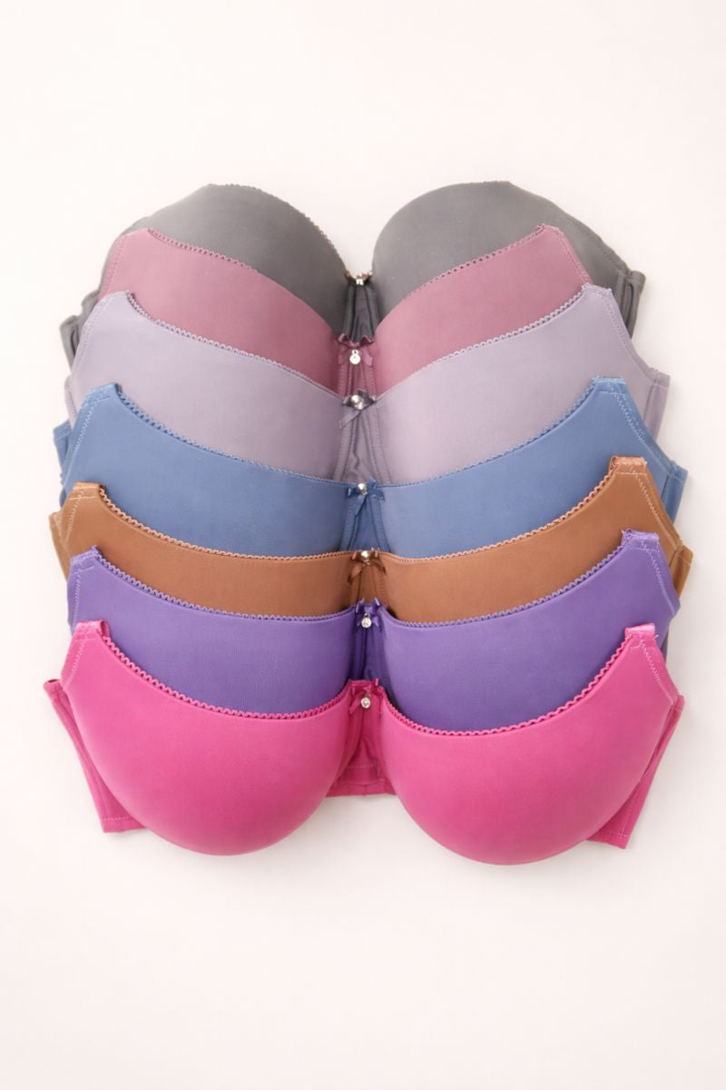 برا BINNYS كب F بكَب رفيع – دعم مريح للصدر الممتلئ