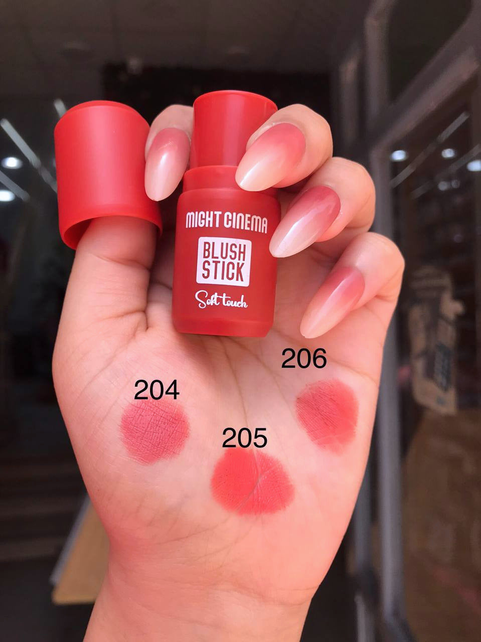 بلاشر ستيك مايت سينما بملمس حريري – Blush Stick 6 Colors