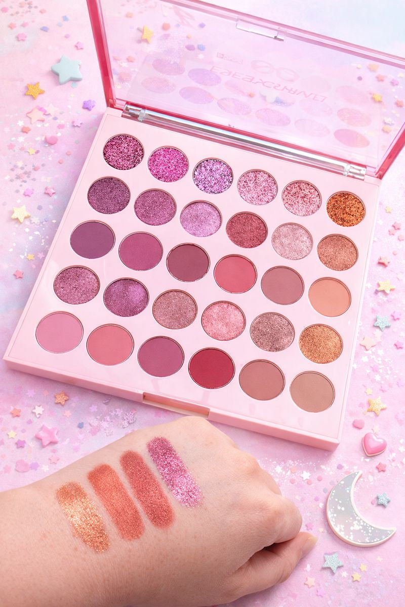 Rose Gold Bloom Eyeshadow Palette – باليت ظلال عيون 30 لون