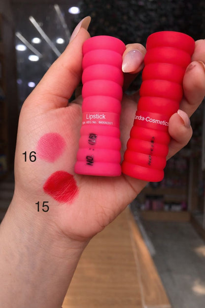 Sandra Velvet Nude Lipstick Set – درجات نود مطفية