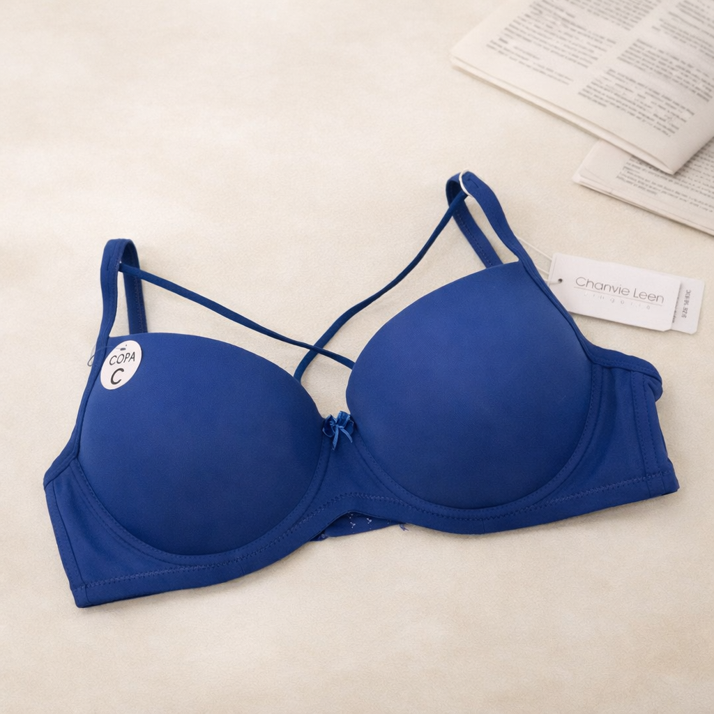 برا Chanvie Leen كب C سادة مبطن خفيف – دعم وراحة
