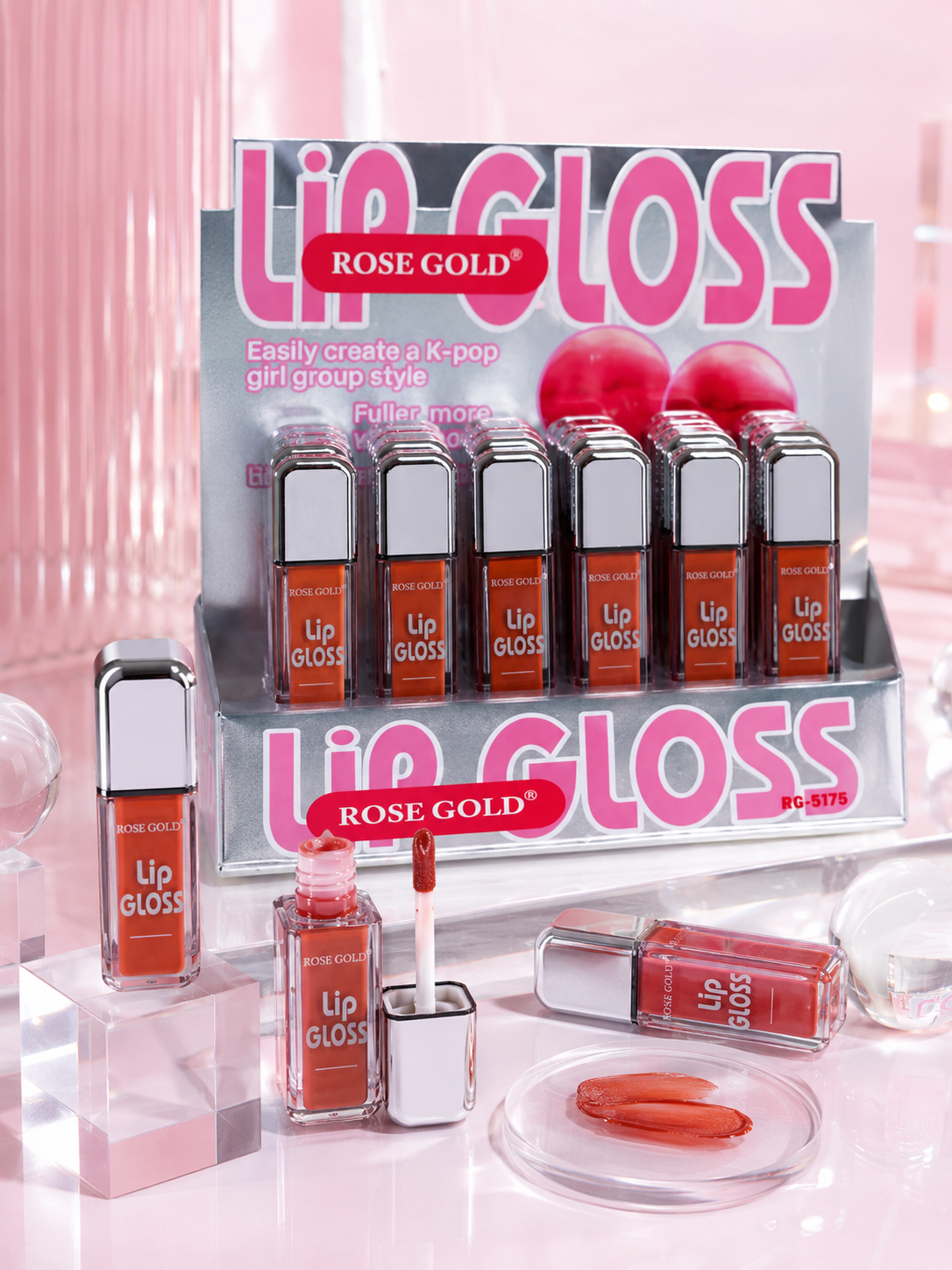 ليب جلوس روز جولد Rose Gold Lip Gloss