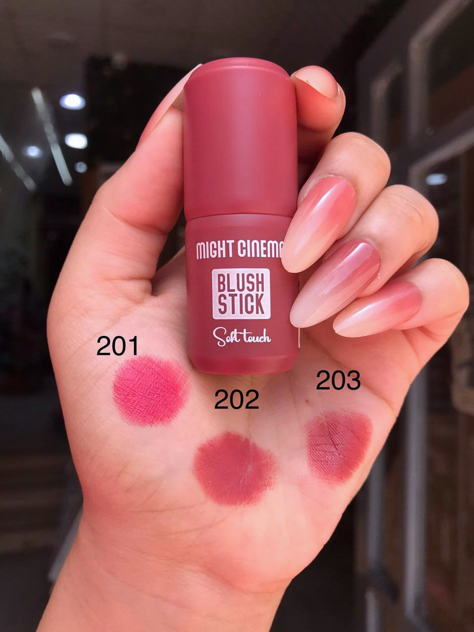 بلاشر ستيك مايت سينما بملمس حريري – Blush Stick 6 Colors