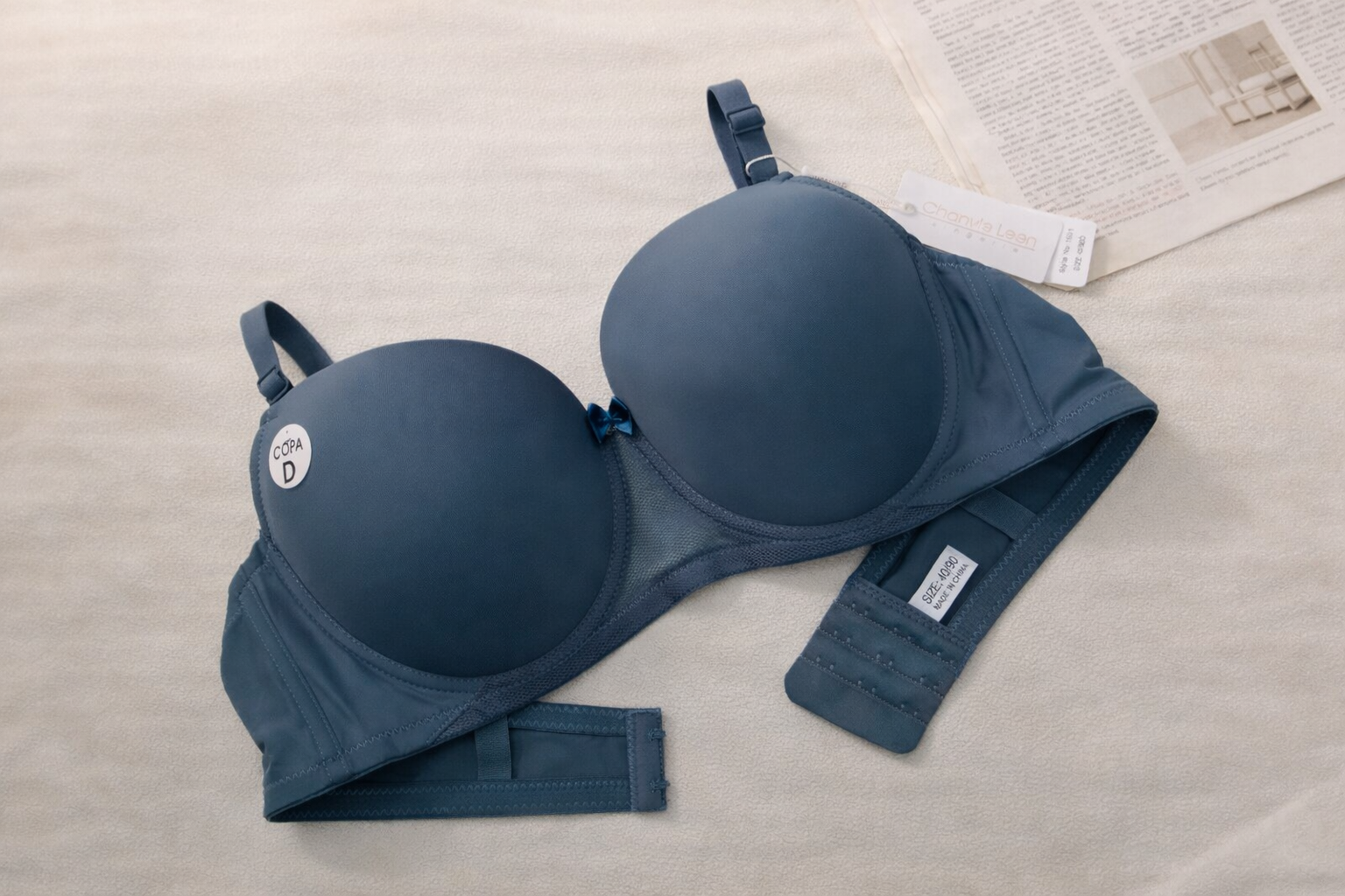 برا Chanvie Leen كب D مبطن خفيف – دعم وثبات (مقاسات 38/40/42 + ألوان متعددة)