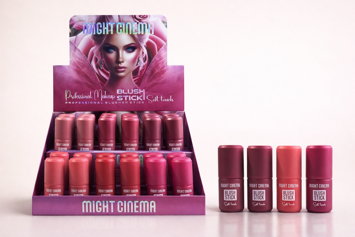 بلاشر ستيك مايت سينما بملمس حريري – Blush Stick 6 Colors