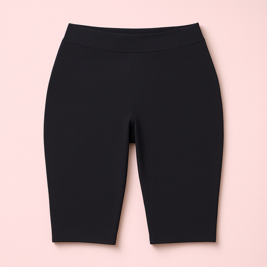 شورت حماية شيفون أسود – Free Size | Black Safety Shorts – Free Size