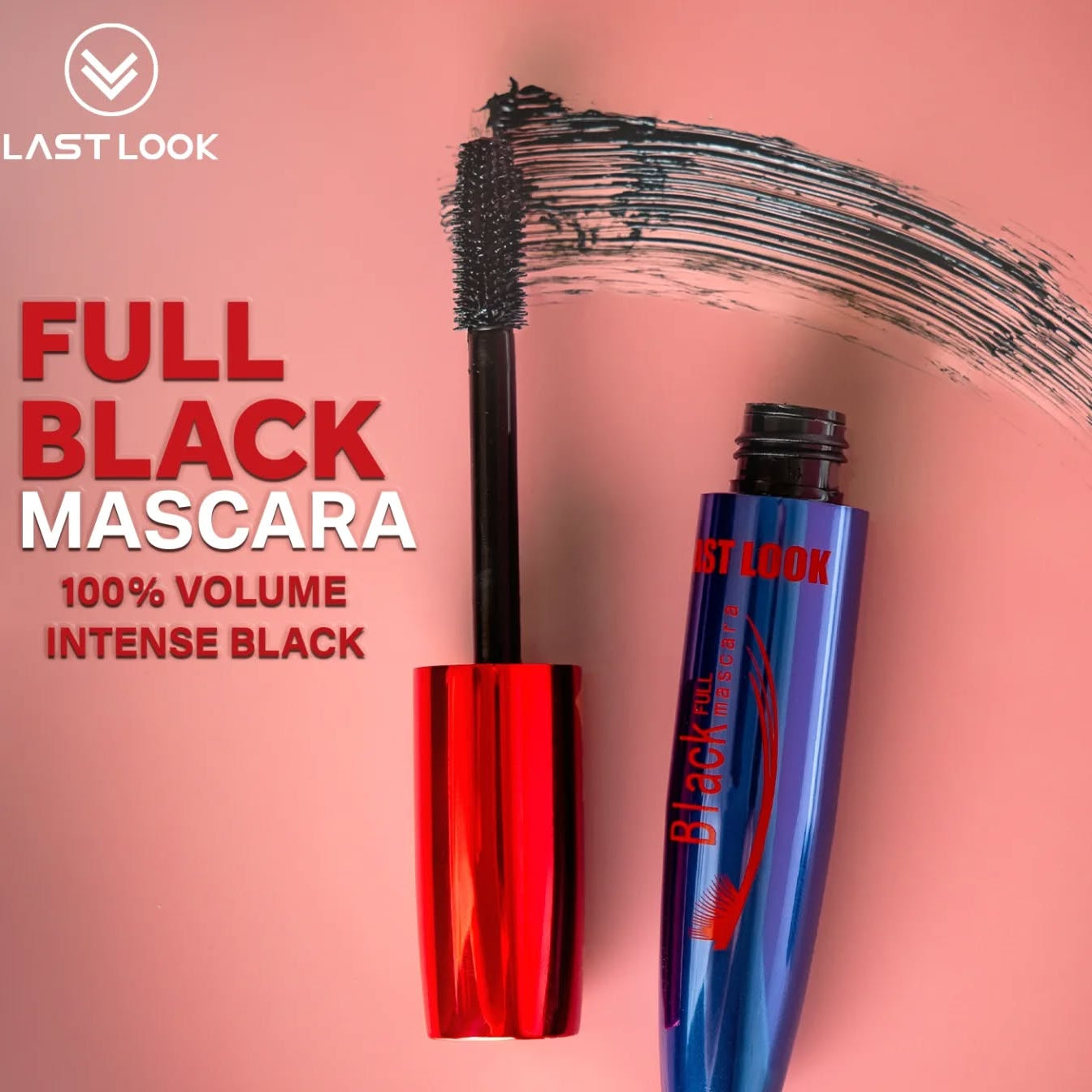 Last Look Full Black Mascara – 100% Volume & Intense Black