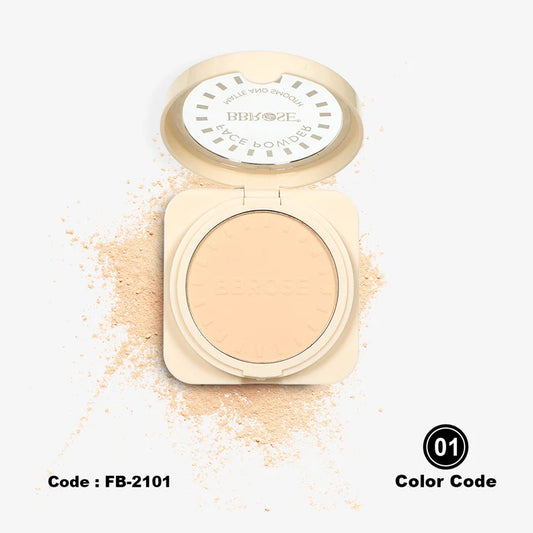 BBROSE Compact Face Powder – تغطية ناعمة ومطفية تدوم طويلًا