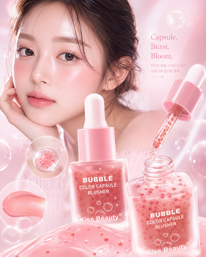 بلاشر سائل كيس بيوتي Bubble Color Capsule Blusher