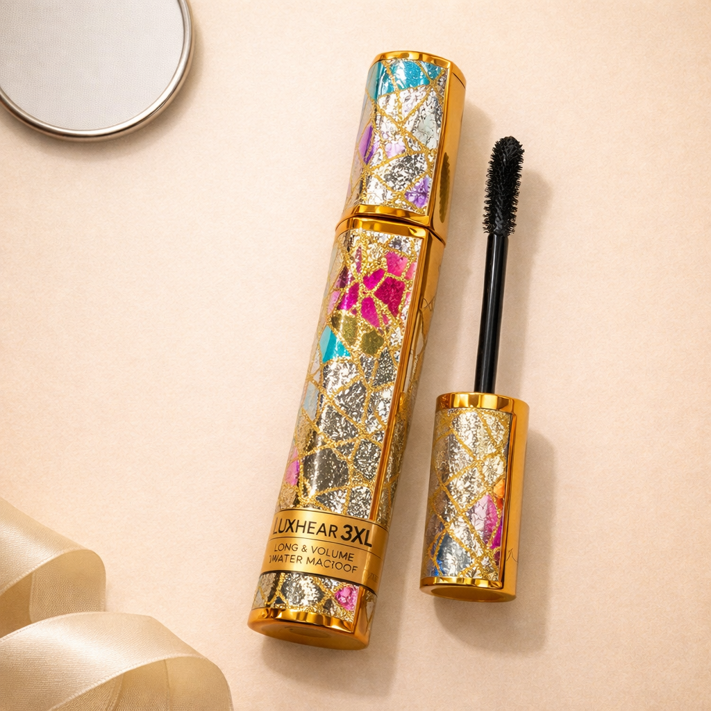 ماسكارا 3XL المقاومة للماء لتكثيف وإبراز الرموش – LCHEAR