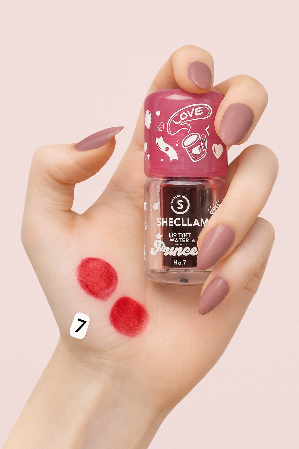 Sheglam Lip & Cheek Tint – ليب تنت وبلشر مائي ثابت طويلًا – لون قوي وثابت