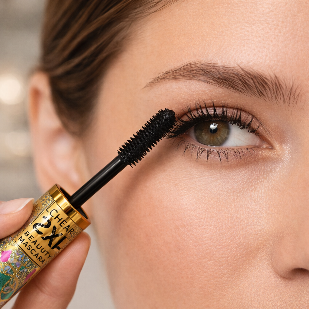ماسكارا 3XL المقاومة للماء لتكثيف وإبراز الرموش – LCHEAR