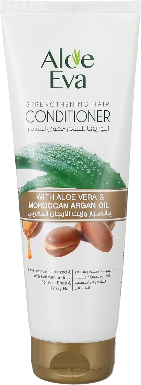 Aloe Eva Strengthening Hair Conditioner – بلسم الألوفيرا بزيت الأرجان المغربي