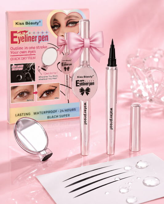 آيلاينر كيس بيوتي بالقلم مع مراية Kiss Beauty Eyeliner Pen
