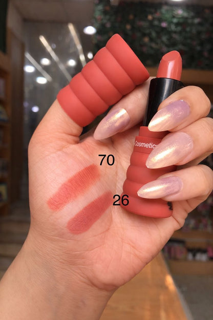 Sandra Velvet Nude Lipstick Set – درجات نود مطفية
