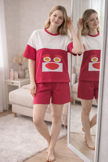 بيجامة هوم مود – من KH Fashion للأزياء البيتية الراقية