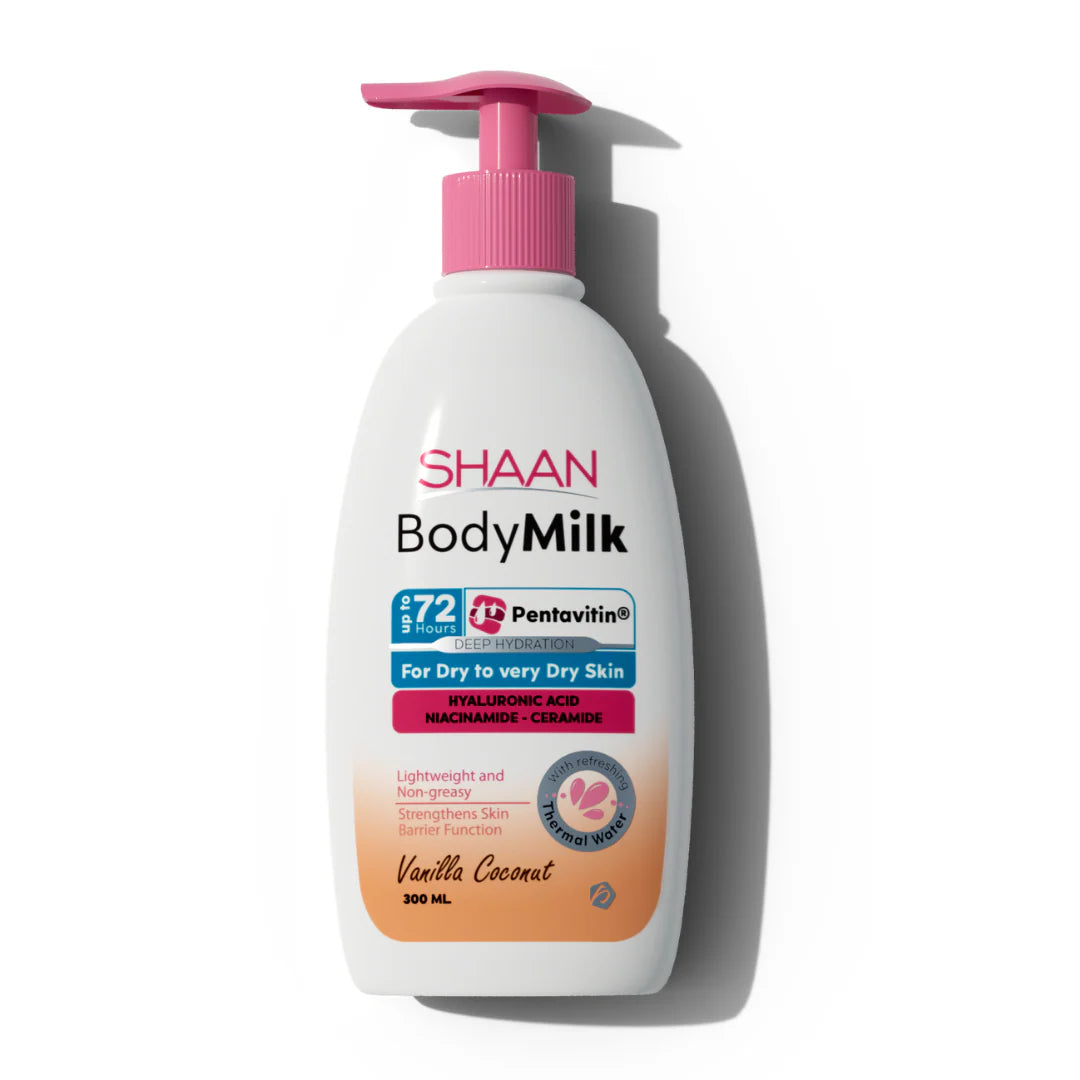 Shaan BodyMilk Vanilla Coconut – لوشن الجسم بالفانيليا وجوز الهند