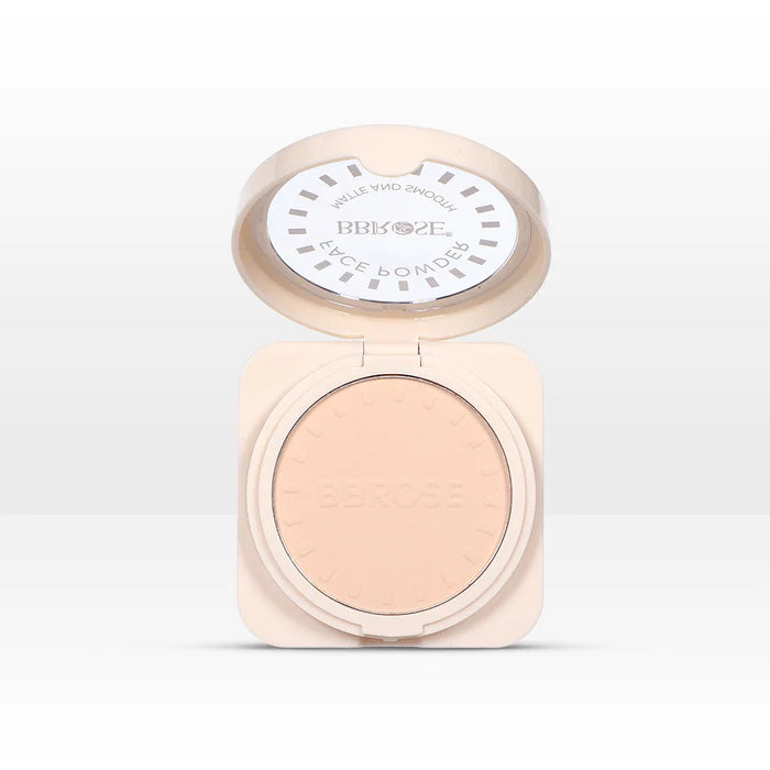 BBROSE Compact Face Powder – تغطية ناعمة ومطفية تدوم طويلًا