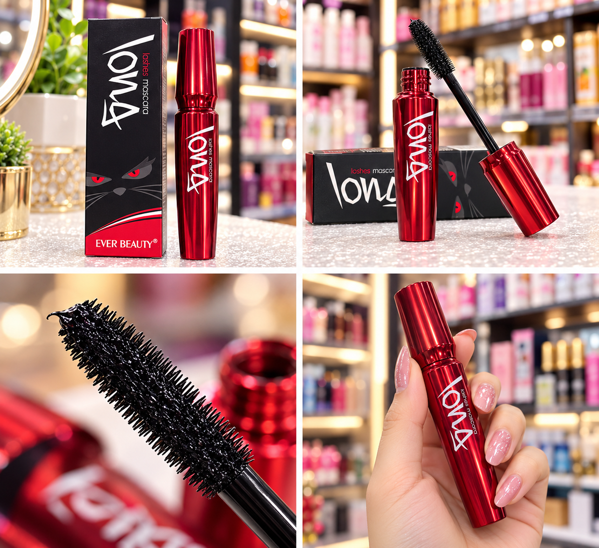 مسكرة إيفر بيوتي لونج ووتر بروف للكثافة والطول | Ever Beauty Long