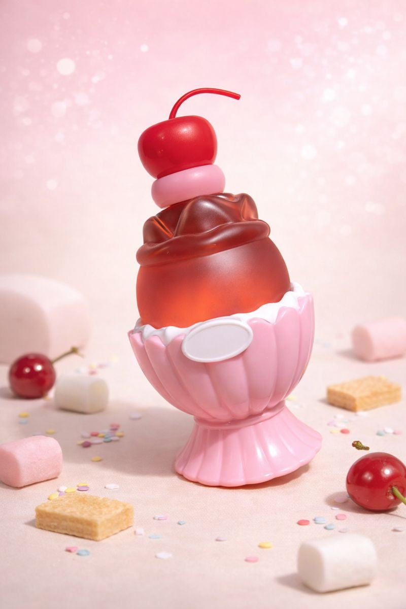 Strawberry Perfume – Sweet Fruity Scent (Cute Ice Cream Bottle)
