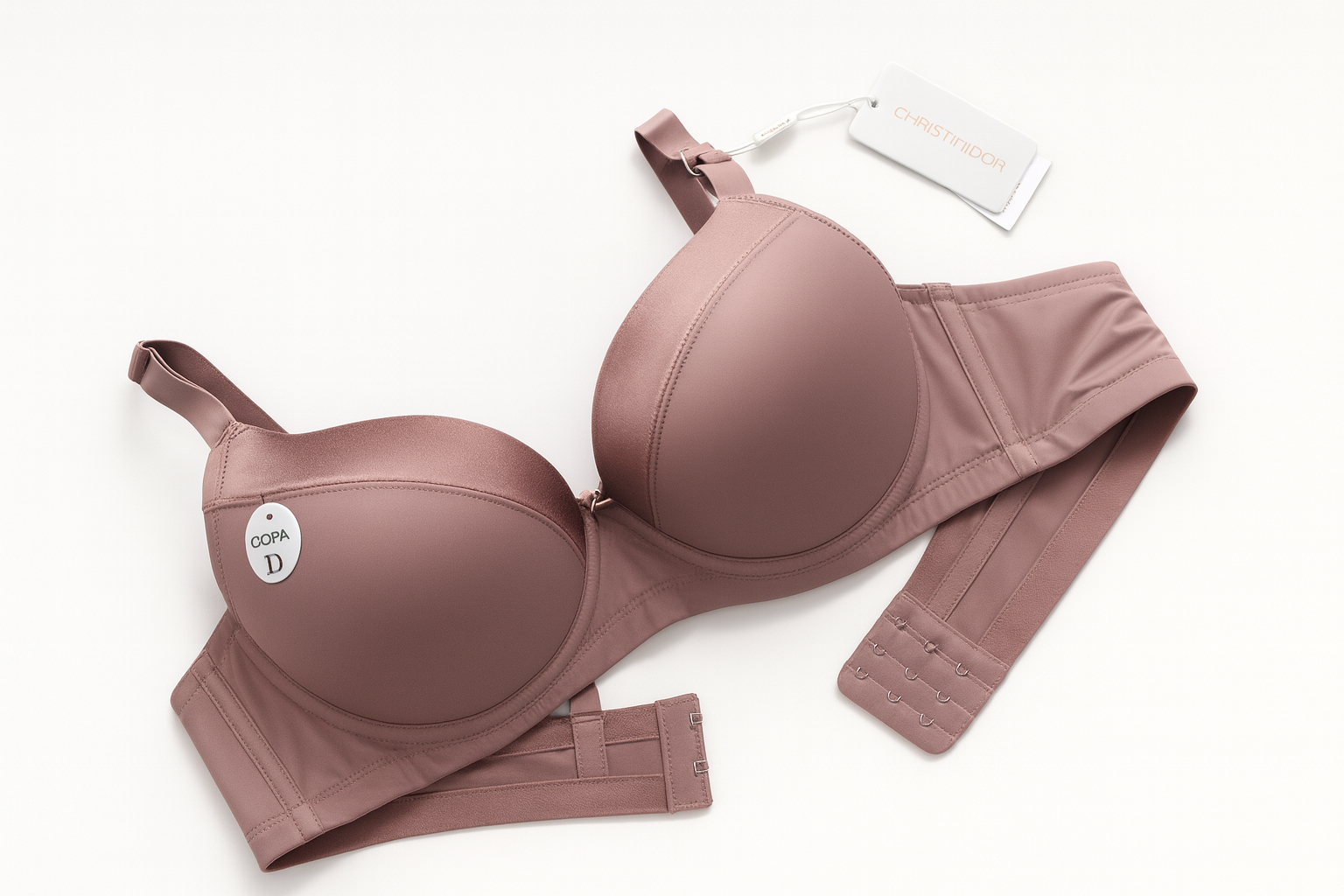 برا مقاسات كبيرة بتطعيم ساتان من Chanvie Leen – Chanvie Leen Plus Size Bra with Satin Touch (40–48)
