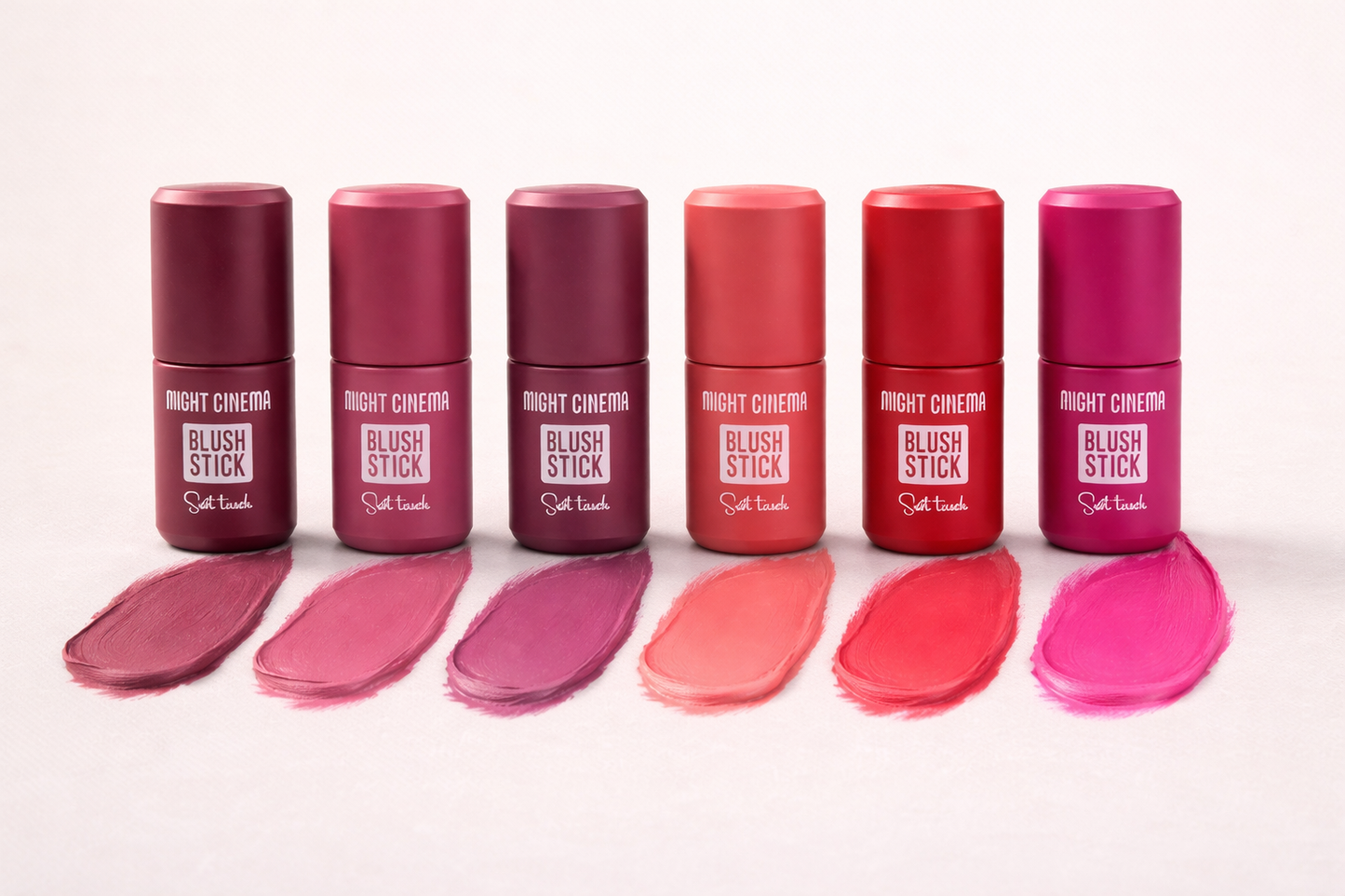 بلاشر ستيك مايت سينما بملمس حريري – Blush Stick 6 Colors