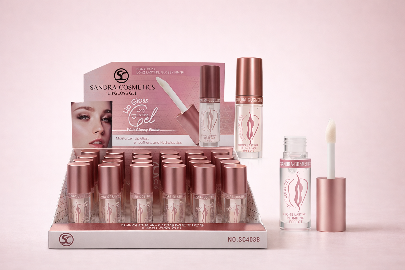 Sandra Cosmetics Lip Gloss Gel – ليب جلوس جل