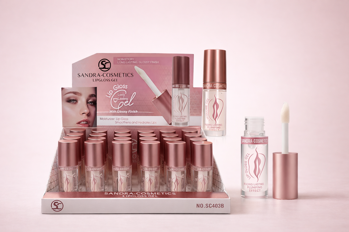 Sandra Cosmetics Lip Gloss Gel – ليب جلوس جل