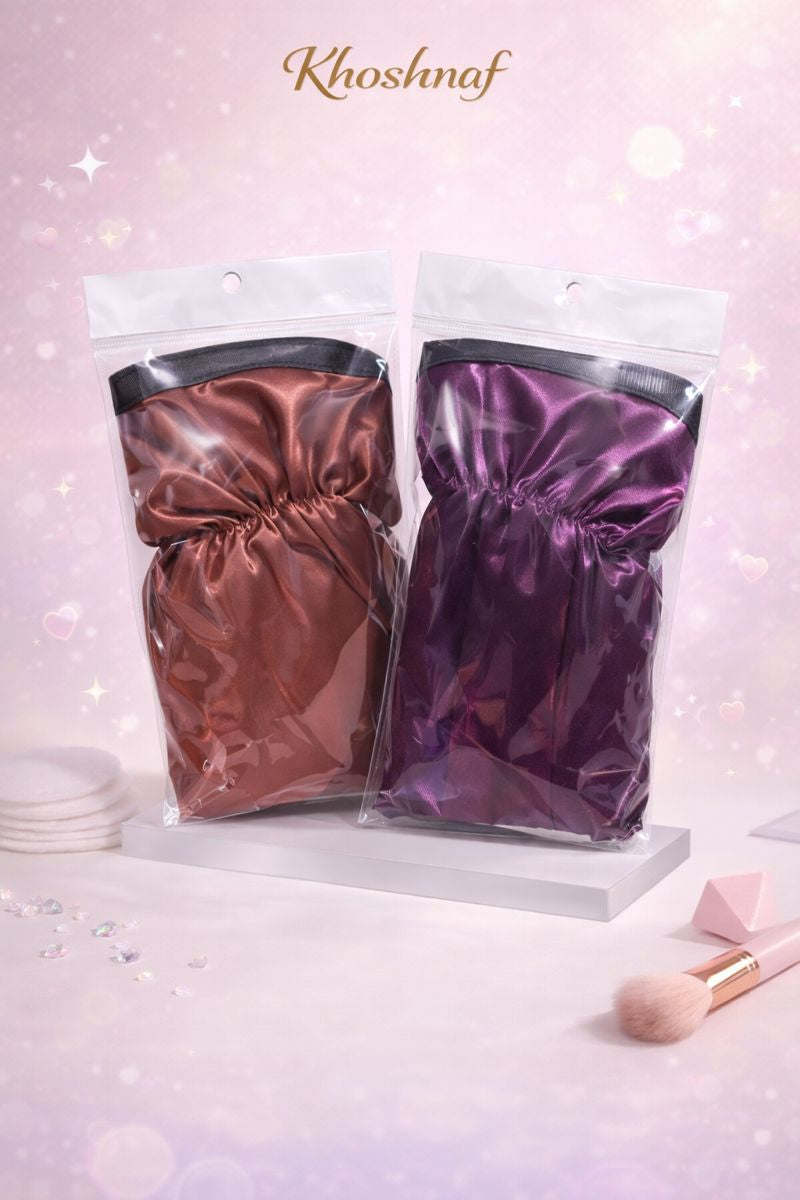 بونيه ساتان للشعر للنوم – يقلل الهيشان ويحافظ على التسريحة