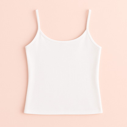 توب كت قطن بحمالات – Cotton Spaghetti Strap Top (XL-3XL)