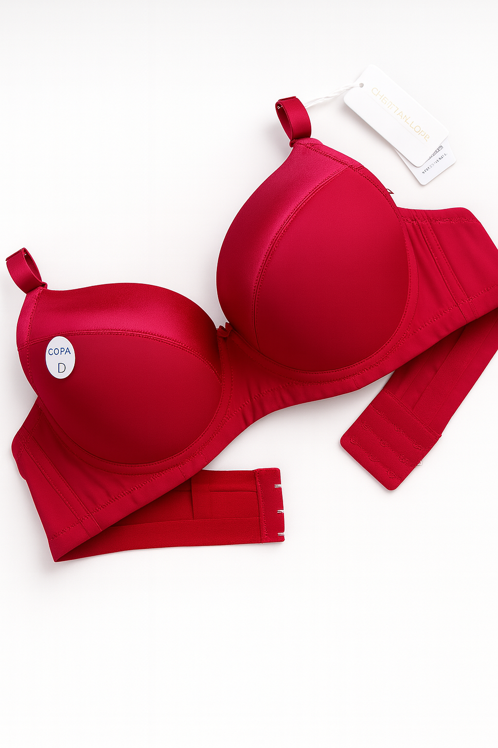 برا مقاسات كبيرة بتطعيم ساتان من Chanvie Leen – Chanvie Leen Plus Size Bra with Satin Touch (40–48)