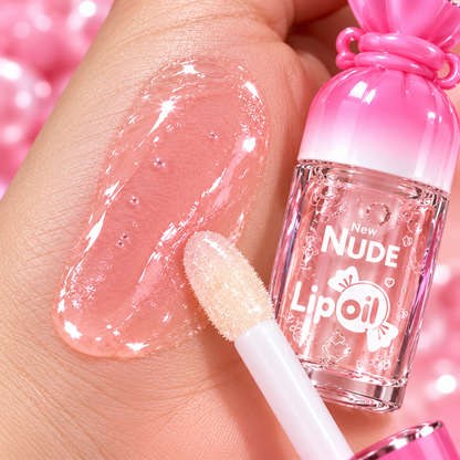 ليب اويل نيو نود الشفاف لترطيب ولمعة الشفايف | New Nude Lip Oil