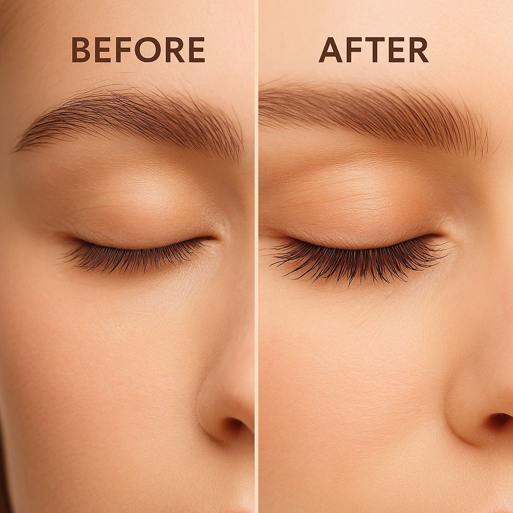 ماسكارا Rose Berry High Up – Brown بدرجة بني طبيعية جذابة، تمنحك رموش أطول وأكثر كثافة مع لوك دافئ وناعم مناسب للمكياج اليومي.