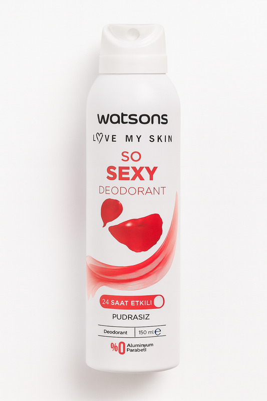 مزيل عرق واتسونز So Sexy – حماية 24 ساعة (150ml)