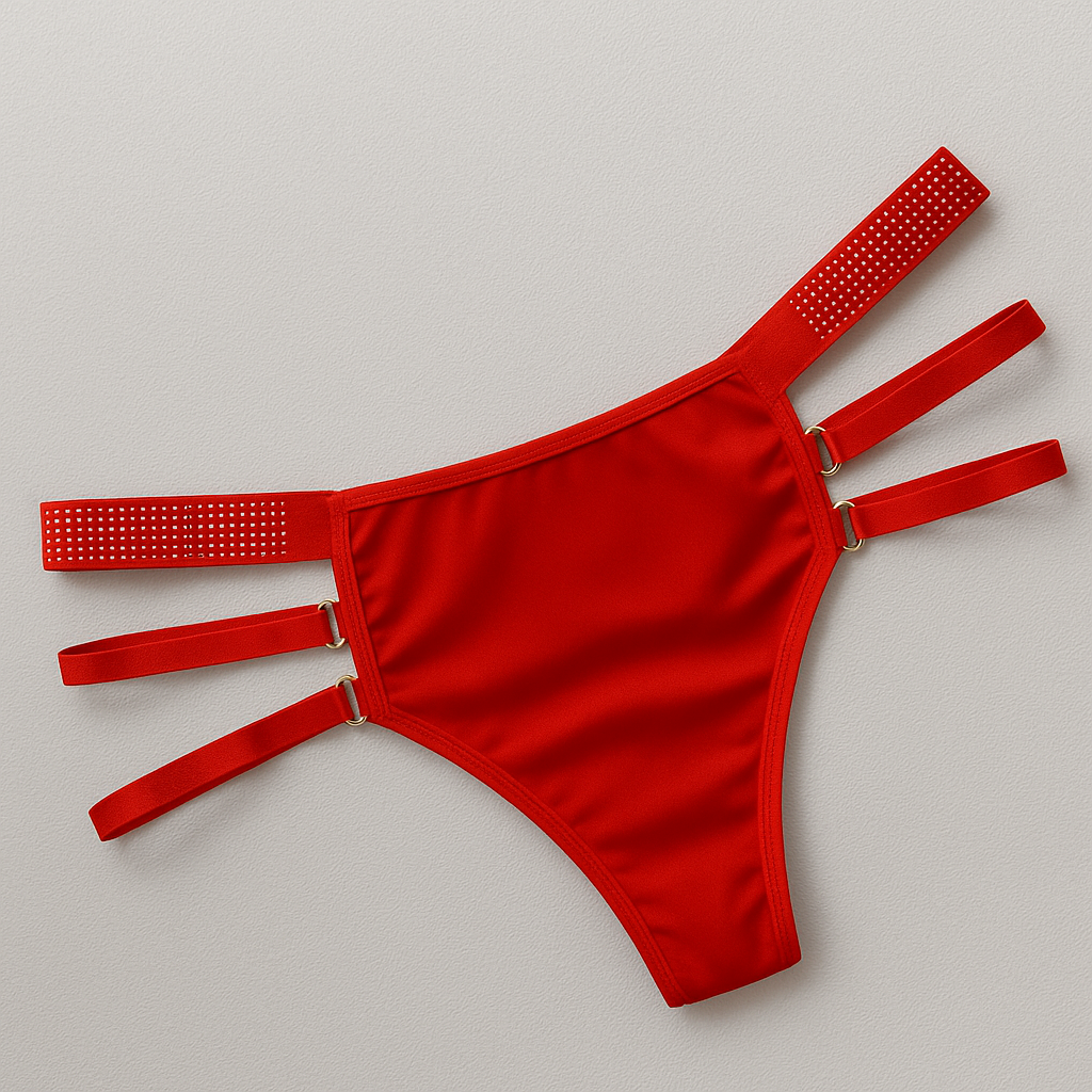 اندر حريمي LOVE مرصّع – موديل سترابي مثير | Women’s Crystal LOVE Strap Panty