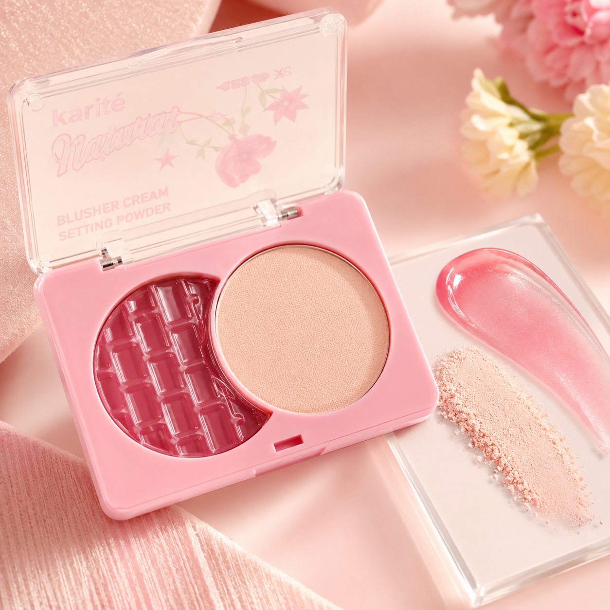 بلاشر كاريتي Natural مع بودرة تثبيت
