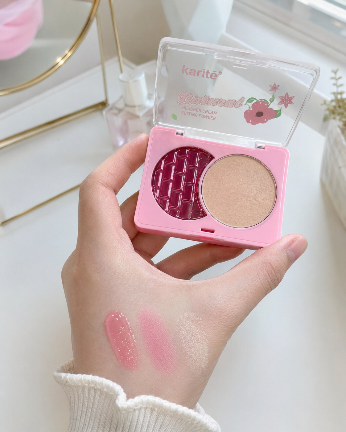 بلاشر كاريتي Natural مع بودرة تثبيت