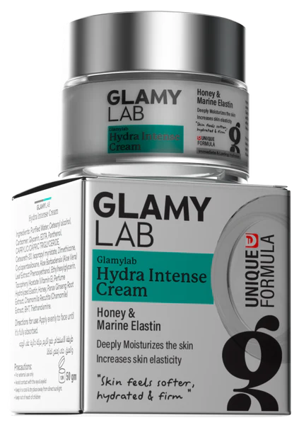 كريم جلومي لاب Hydra Intense بالـ Honey & Marine Elastin – ترطيب عميق وزيادة مرونة البشرة