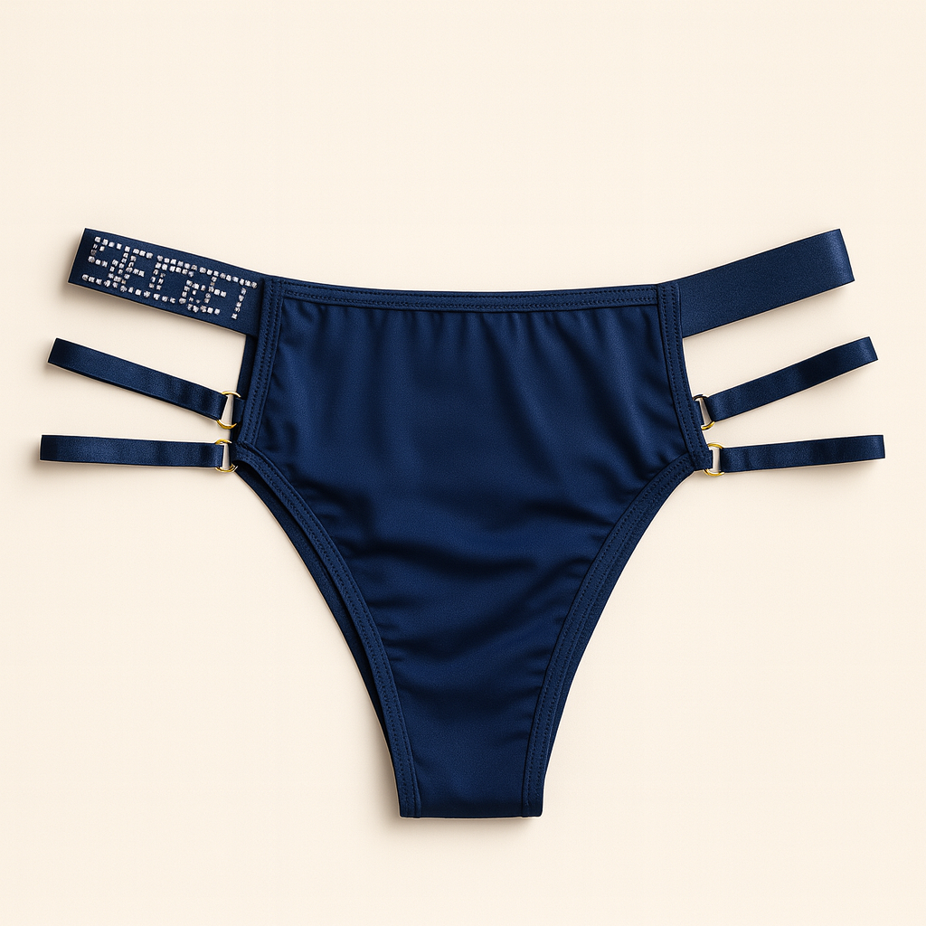 اندر حريمي LOVE مرصّع – موديل سترابي مثير | Women’s Crystal LOVE Strap Panty