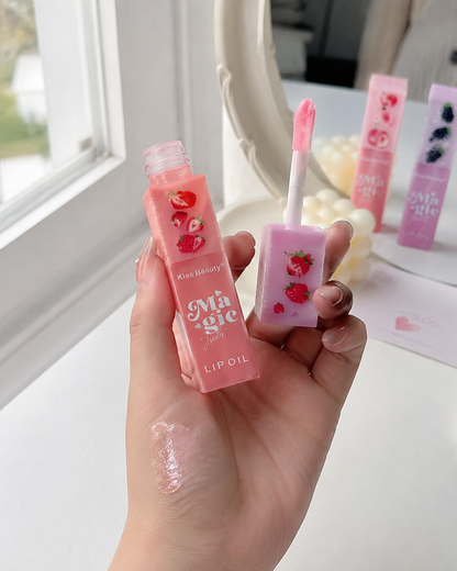 ليب أويل كيس بيوتي Magic Jelly Lip Oil